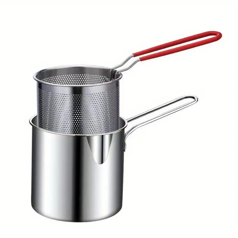 Stainless Steel Deep Frying Pan