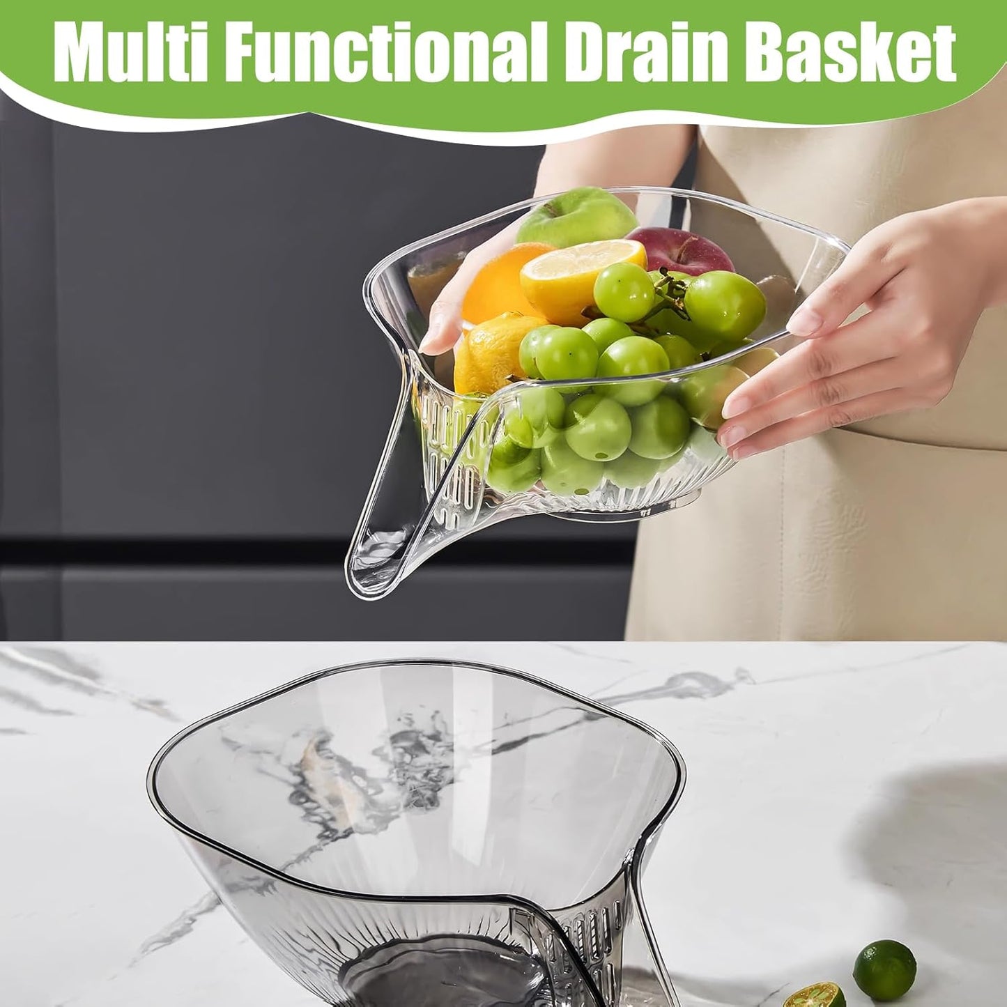 Multi Functional Drain Basket