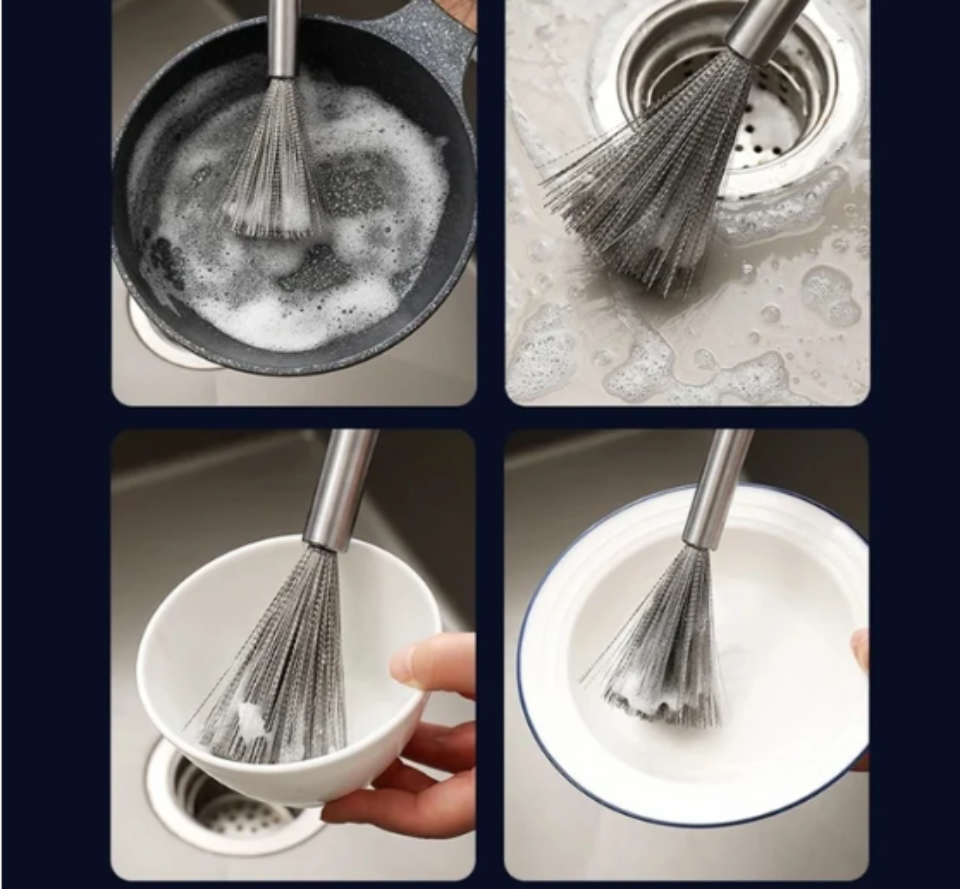 Stainless Steel Pot Cleaning Brush