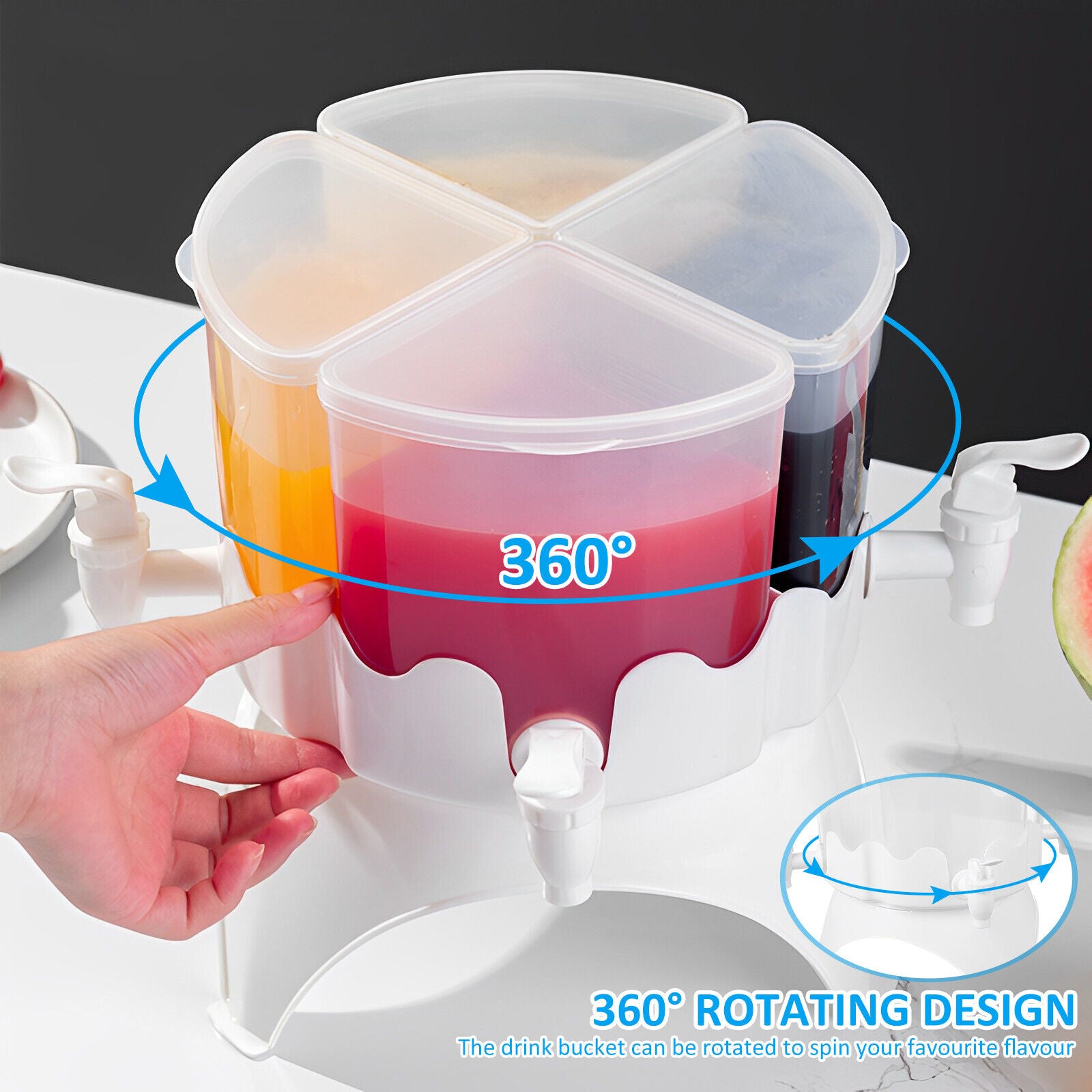 360° Rotating Beverage Dispenser