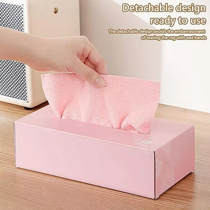 20 Pieces Reusable Microfiber Cleaning Cloths Box