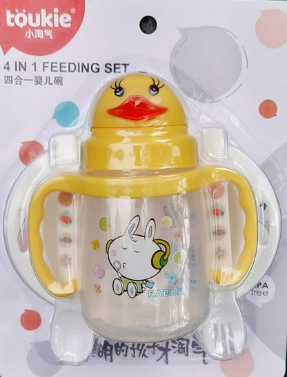 Duck 4 In 1 Feeding Set